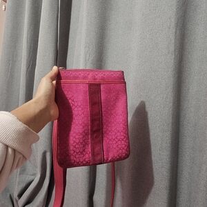 Coach Fuchsia Crossbody Bag